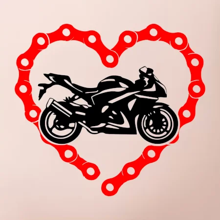 Moto srdce reťaz - superšport