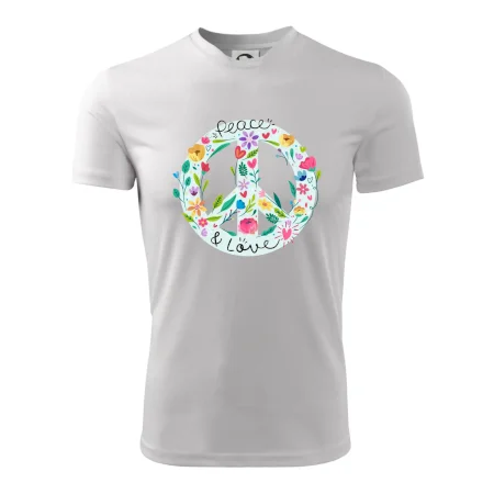Peace and love symbol