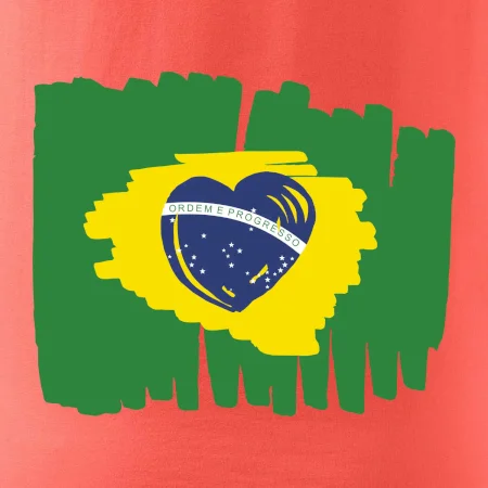 Brazília vlajka srdca