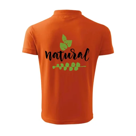 Natural - nápis v listoch
