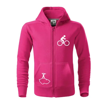 Mapa ČR + kolo na prsu