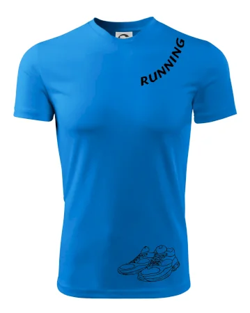 Running nápis šikmo