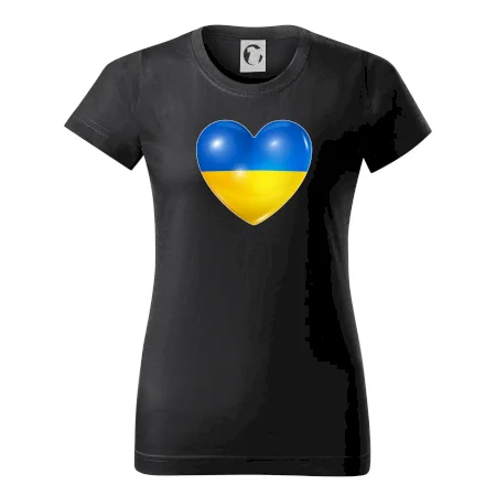Ukrajina srdce vlajka