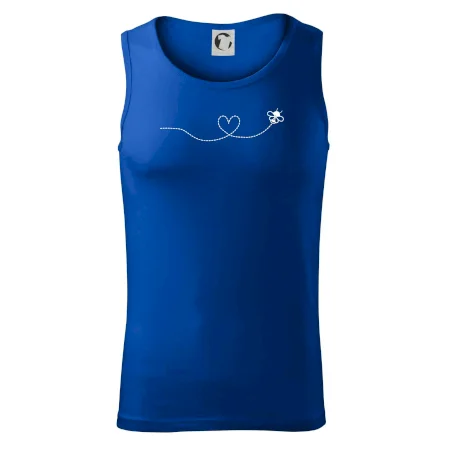 Dráha letu včely - srdce