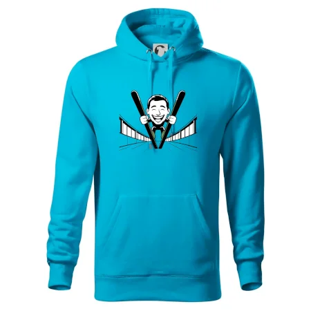 Vysmiatý kreslený skokan
