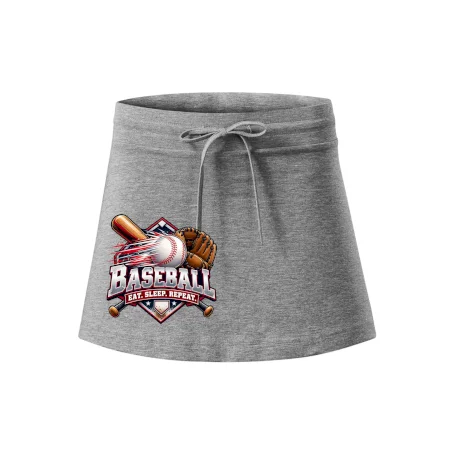 Baseballová pálka s rukavicou eat sleep repeat
