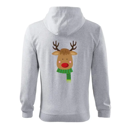 Jeleň so šálom