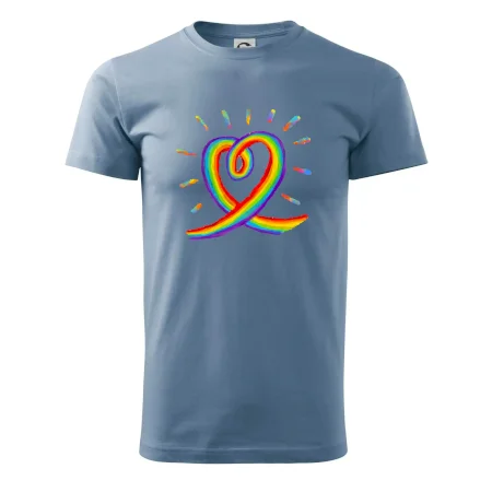 Srdce pride dúha kreslená