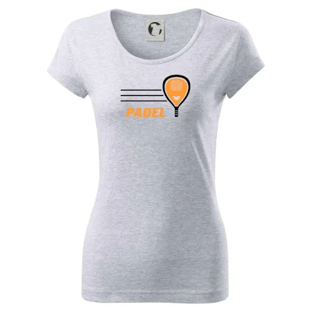 Padel - oranžová raketa