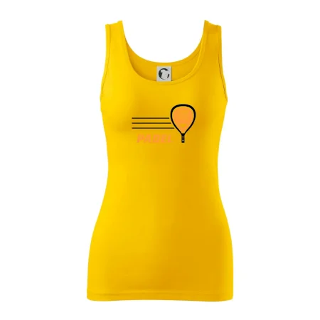 Padel - oranžová raketa