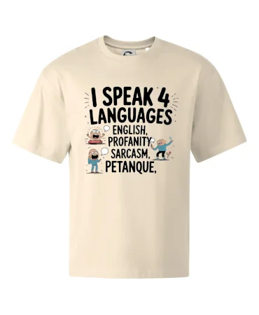 I speak 4 language - Petanque
