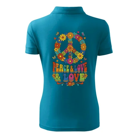 Peace and love - na výšku s květy