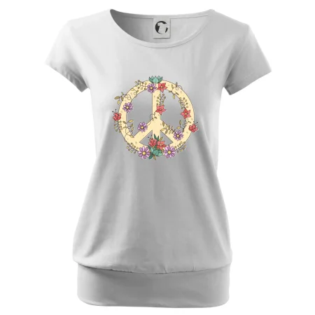 Peace symbol pieskový