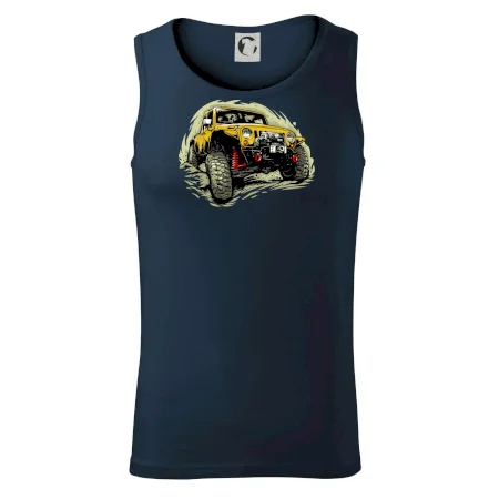 Žltý offroad s navijakom