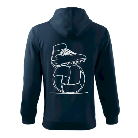 Futbalová lopta kopačka jedným ťahom