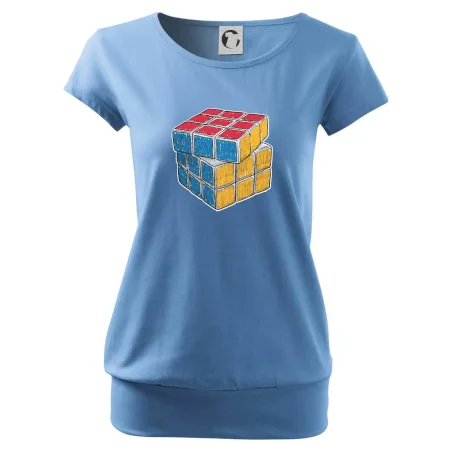 Rubikova kocka kreslená