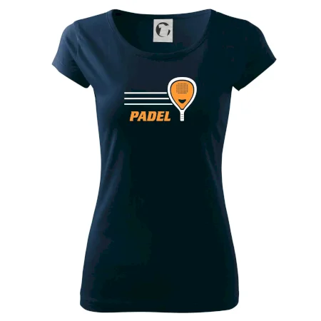 Padel - oranžová raketa