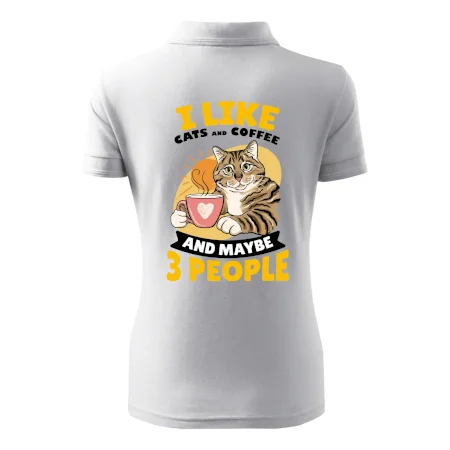 I like cats and coffee and maybe 3 people