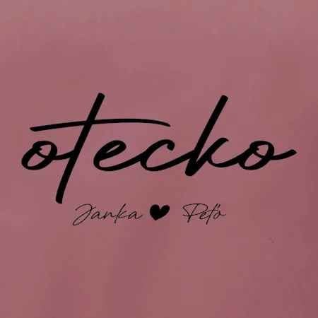 Otecko - tričko s menami deti