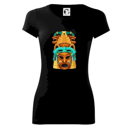 Mayová maska s pyramídou
