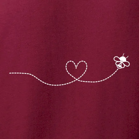 Dráha letu včely - srdce