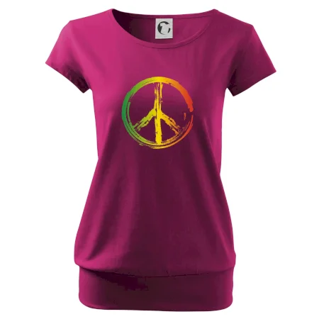 Peace symbol paint