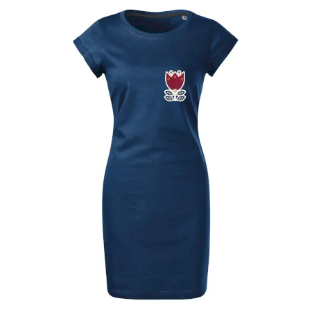 Folklór na prsníku kvetina štvorlistá