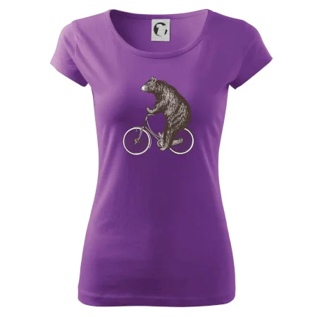 Medveď na bicykli