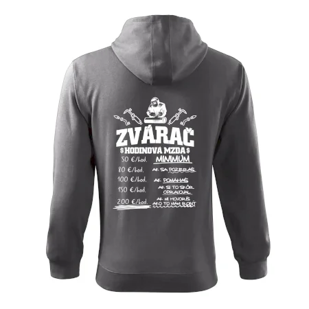 Hodinová mzda zvárač