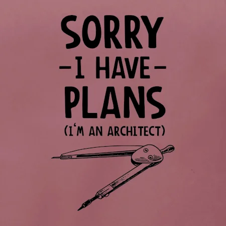 Sorry I have plans - architect