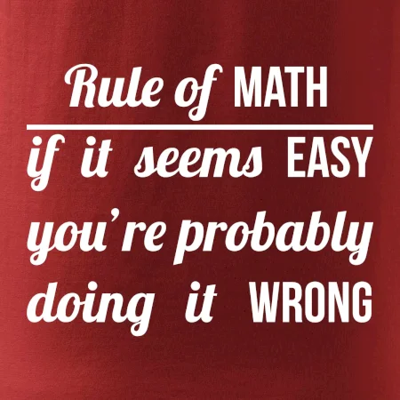 Rule of math