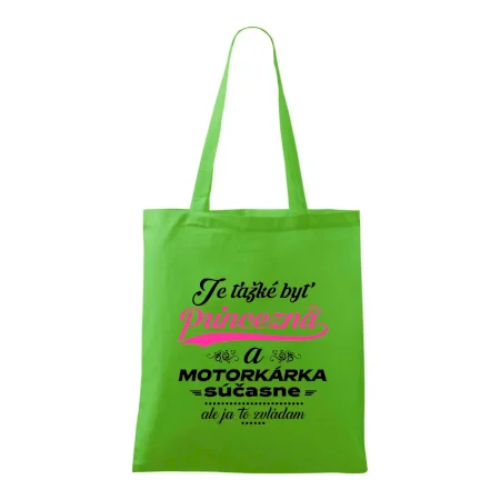 Je ťažké byť princezná motorkárka