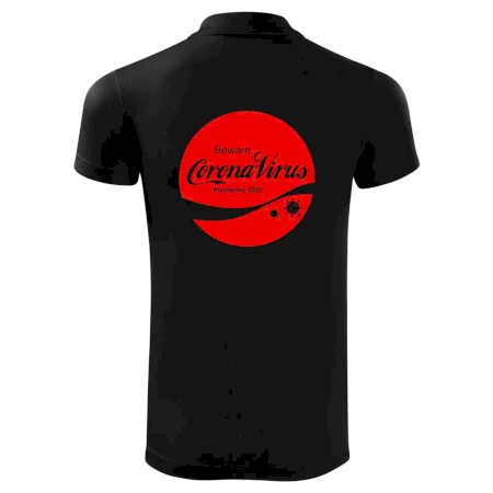 Corona virus pandemic logo