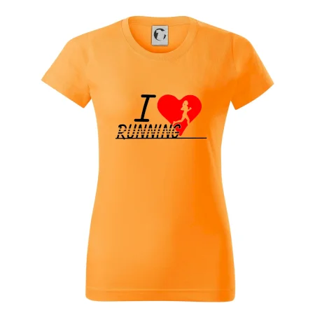 I love running dievča