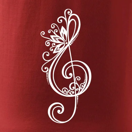 Husľový kľúč kvety