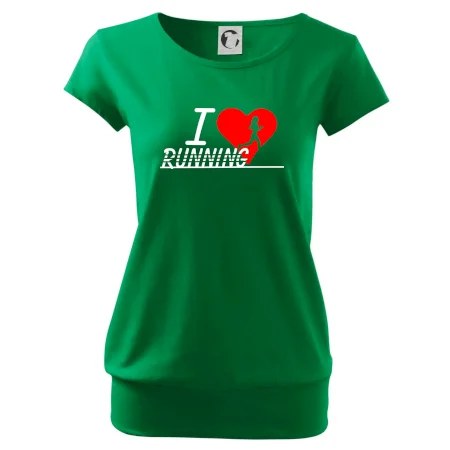 I love running dievča