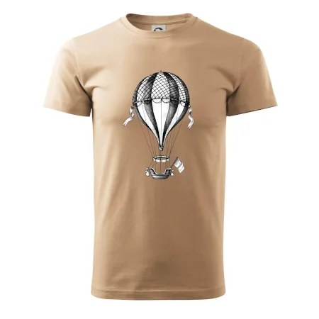 Teplovzdušný balón kreslený