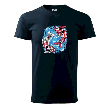 Yin & Yang Koi kapor - červený