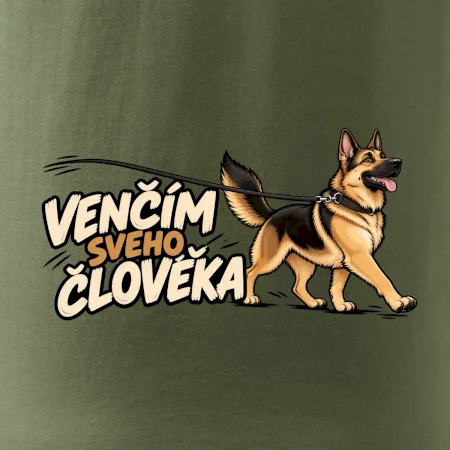 Venčím svého člověka - německý ovčák