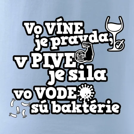 Vo víne je pravda, v pive je sila, vo vode sú baktérie