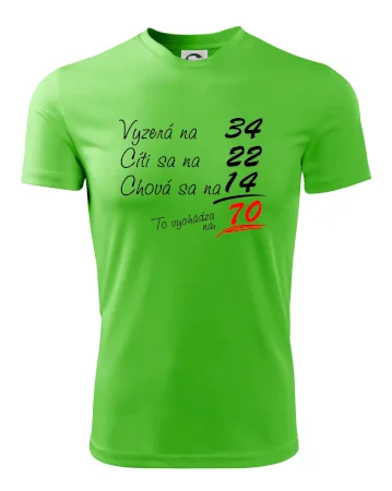 Vyzerá, cíti sa, chová sa - 70 rokov