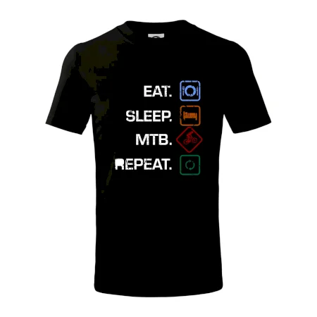 Eat sleep MTB repeat