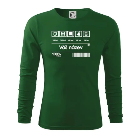 Čárový kód - Vlastní text