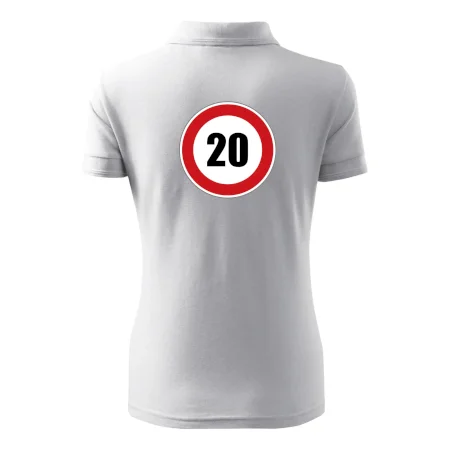 Dopravná značka - obmedzenie rýchlosti 20