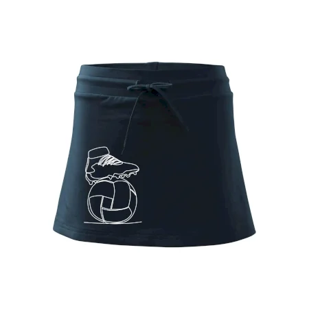 Futbalová lopta kopačka jedným ťahom