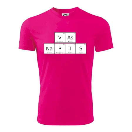 Vlastný nápis - periodická tabuľka