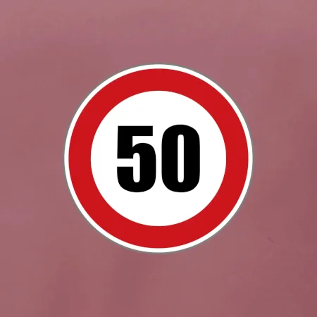 Dopravná značka - obmedzenie rýchlosti 50
