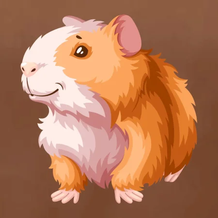 Morča - kreslené, bielo oranžové