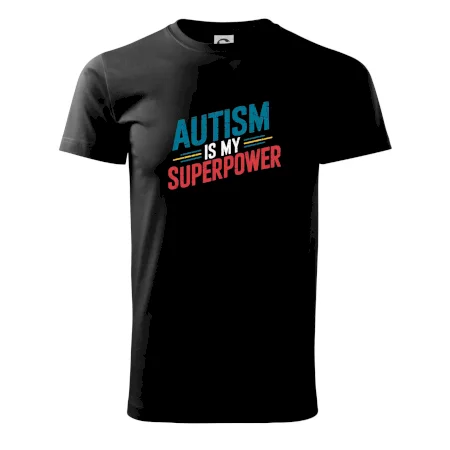 Šikmý nápis Autism is my superpower