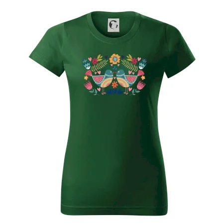 Folklór - dva farebné vtáčiky